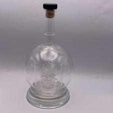 Maritime Novelty Empty Blended Whisky Bottle Containing Glass Ship Decanter Bar