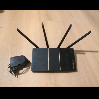 ASUS RT-AX57 AX3000 Wi Fi 6 Dual-Band Router 4x Gigabit LAN Schwarz