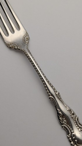 Antique 1897 WM A ROGERS A1 Silverplatted Dinner Fork 7.5" - Picture 9 of 10