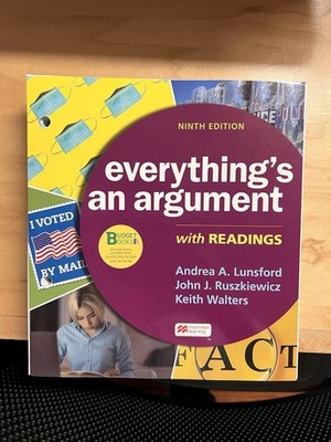 everything s an argument with READINGS Ninth Edition Macmillan Learning