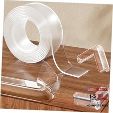 Clear Soft Corner Protectors for Furniture 1.18in x 13.12FT, 1 Roll, 6 Corners