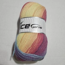Ice Yarns Magic Light Yarn Rainbow 3.5 Oz