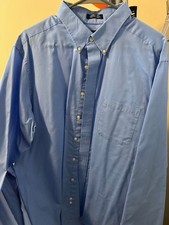 CHAPS Mens Wrinkle Free Long Sleeve Dress Shirt  17 1/2  36/37
