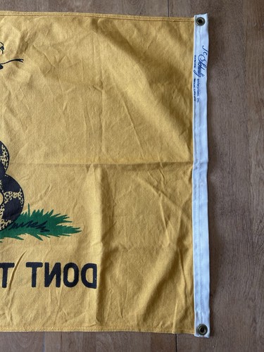 Vintage Defiance Dont Tread on Me Bunting Flag Cotton Annin & Co. - Picture 6 of 22