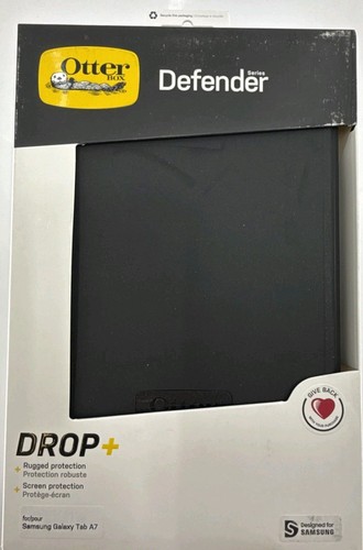 OtterBox Defender Series Case for Samsung Tab A7 Tablets - Black - Picture 2 of 6