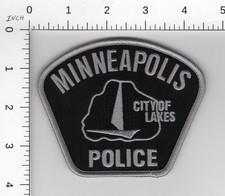 MINNEAPOLIS SWAT ^^^ MINNESOTA (BLACK BCKGD) POLICE HOOK BACK S.W.A.T. PATCH
