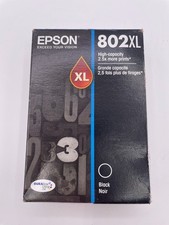 New Genuine Epson 802XL Black High-Yield Ink T802XL120-S WorkForce Pro 3/2027