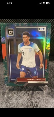 Jude Bellingham 2022-23 Panini Donruss FIFA Optic Dragon /8 #29 England RARE