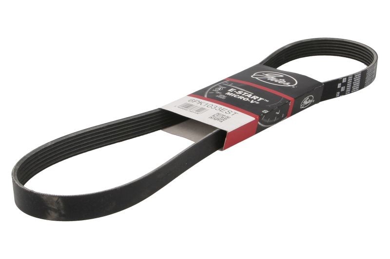 6 Rib Multi V Drive Belt fits AUDI A3 8YA, 8YS 1.0 2020 on DLAA Gates 05E903159B - Image 8