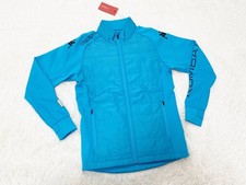 Kappa Men's S Stretch Training Combat Shirt Turquoise Blue Polyester Urethane