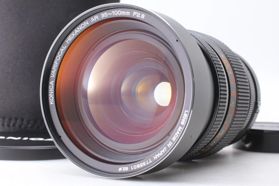 [N MINT w/ Case] Konika Varifocal Hexanon AR 35-100mm f/2.8 Zoom Lens From JAPAN - Image 2 of 4