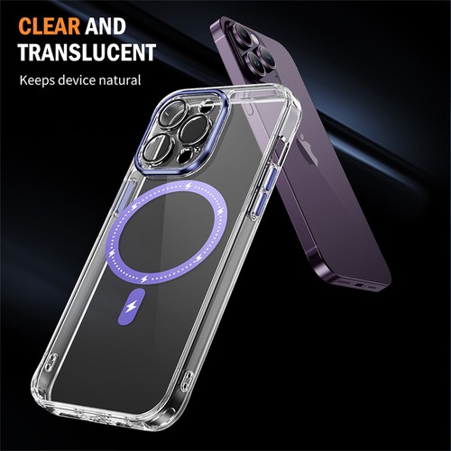 CLEAR Shockproof Case für Apple iPhone 15 Pro MagSafe Slim Dünn Robust - Bild 6 von 7