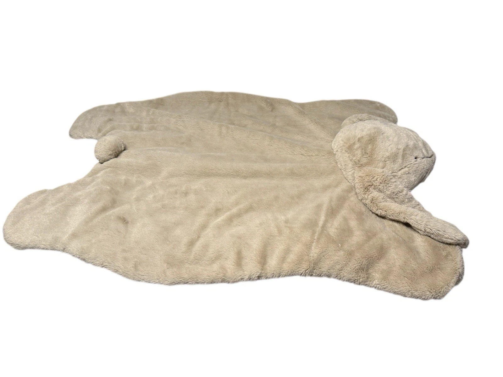 NWOT Pottery Barn Kids Bunny Critter Plush Play Mat 26in X 34.5in