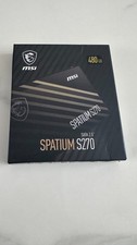 Image of MSI Spatium S270 SATA 2.5 480GB 2.5" Serial ATA III SSD Hard Drive