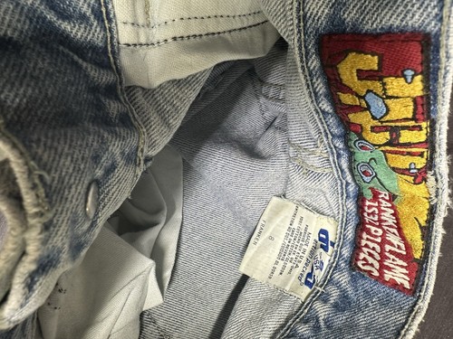 Vintage JNCO Frankenflame Size 8 Kids Baggy Made In USA VTG RARE - Picture 3 of 3