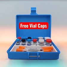 Peptide Vial Storage Box Organizer GLP1 Customizable Vial Organizer Trave Size