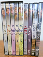 VERA: SETS 1-9 ,COLLECTION BOXED SET SEASONS 1 - 5 6-9, ACORN TV DVDs-LN Cond.