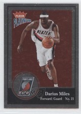2003-04 Fleer Platinum Platinum Finish 66/100 Darius Miles #21 3c7