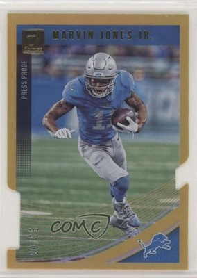 2018 Panini Donruss Press Proof Gold Die-Cut 20/25 Marvin Jones Jr #100 a8x