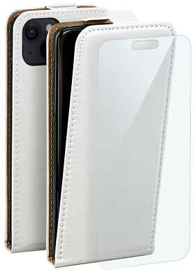 Handy Tasche für Apple iPhone 15 Handyhülle Flip Case Schutz Hülle mit Folie