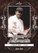 2016 Leaf Babe Ruth Collection Career Achievements #CA3 Babe Ruth Insert