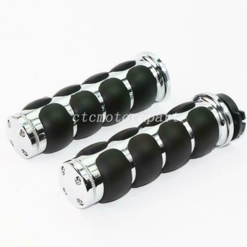Black 1 Motorcycle Handle Bar Hand Grips for Yamaha V-Star