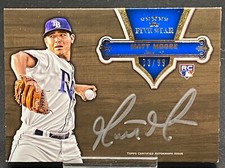 2012 TOPPS FIVE STAR ROOKIE AUTO MATT MOORE RAYS SERIAL #ED 73/99