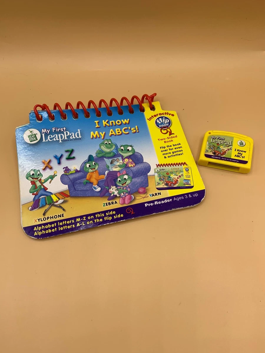 Leap Frog My First LeapPad I KNOW MY ABC S Book and Cartridge