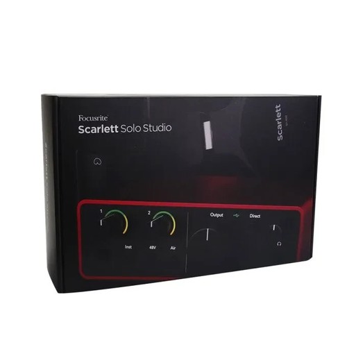 Focusrite Scarlett Solo Studio 4th Gen USBC Audio Interface Bundle Mic Headphone - Picture 20 of 23