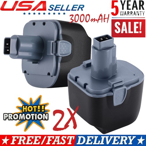 2PACK For Lincoln 18 Volt 3.0Ah NICD Battery 18V Power Luber Grease Gun