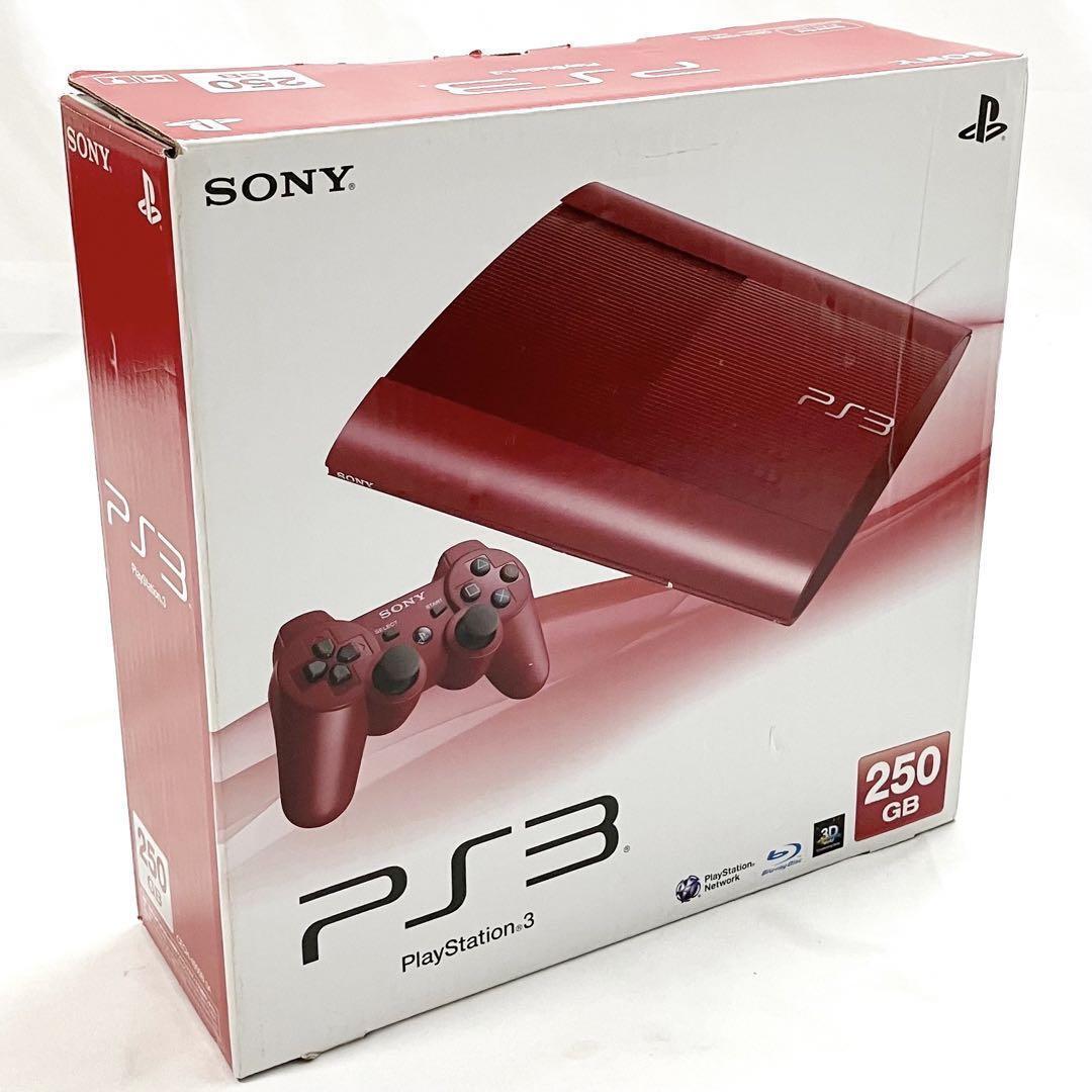 SONY PlayStation 3 PS3 CECH-4000 B Garnet Red game Console w SONY PlayStation 3 PS3 CECH-4000 B Garnet Red game Console w