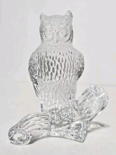 Vintage Waterford Crystal Barn Owl 105087 ☆ New / Read ☆ - Picture 3 of 22