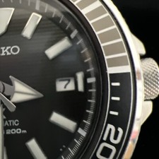 Authentic Seiko Dealerš„Prospex Samurai Diver Black Dial Automatic Watch SRPF03 4