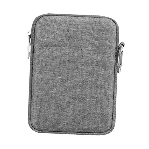 6-7 Inch Kindle Sleeve Bag in Dark Gray – Protective Nylon Cover for 6.8 inch Device