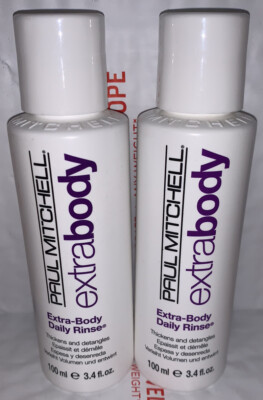 Paul Mitchell Extra Body Rinse 3.4 Oz Each. **2-Pack**