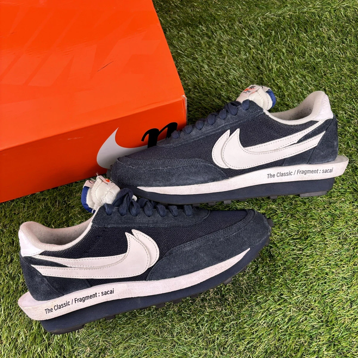 Nike LD Waffle SF x Fragment x Sacai Blue Void - Size 11 - DH2684-400 - PreOwned