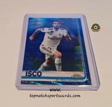 2018/19 Topps Chrome UEFA CL Blue Wave Refractor Isco 57/75