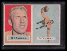 1957 Topps #58b Bill Sherman