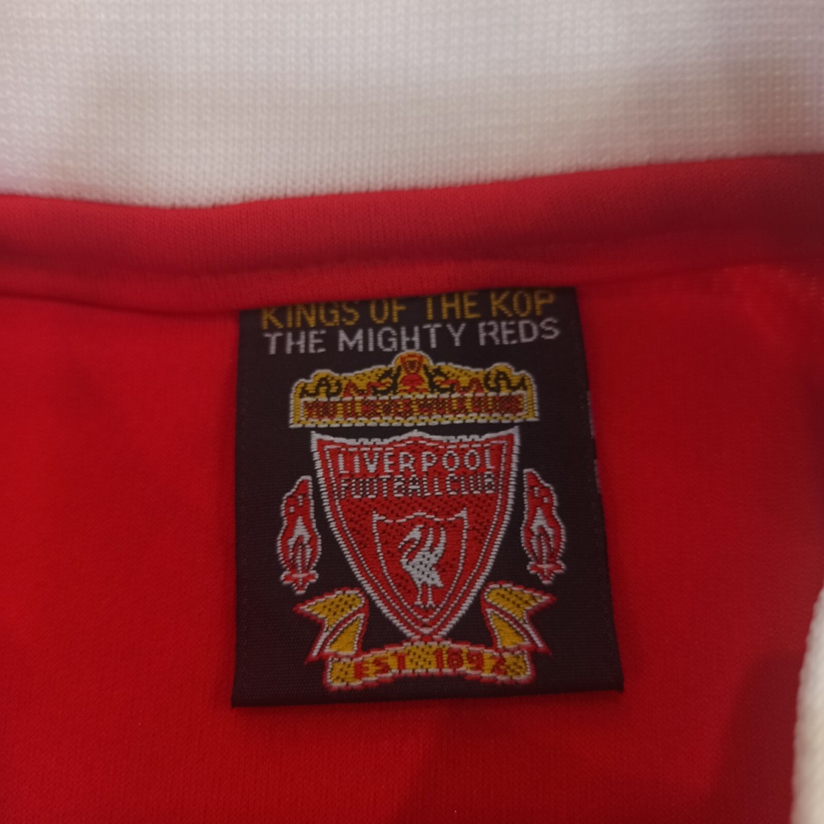 Liverpool Football Club Men's Carlsberg Red Long Sleeve Soccer