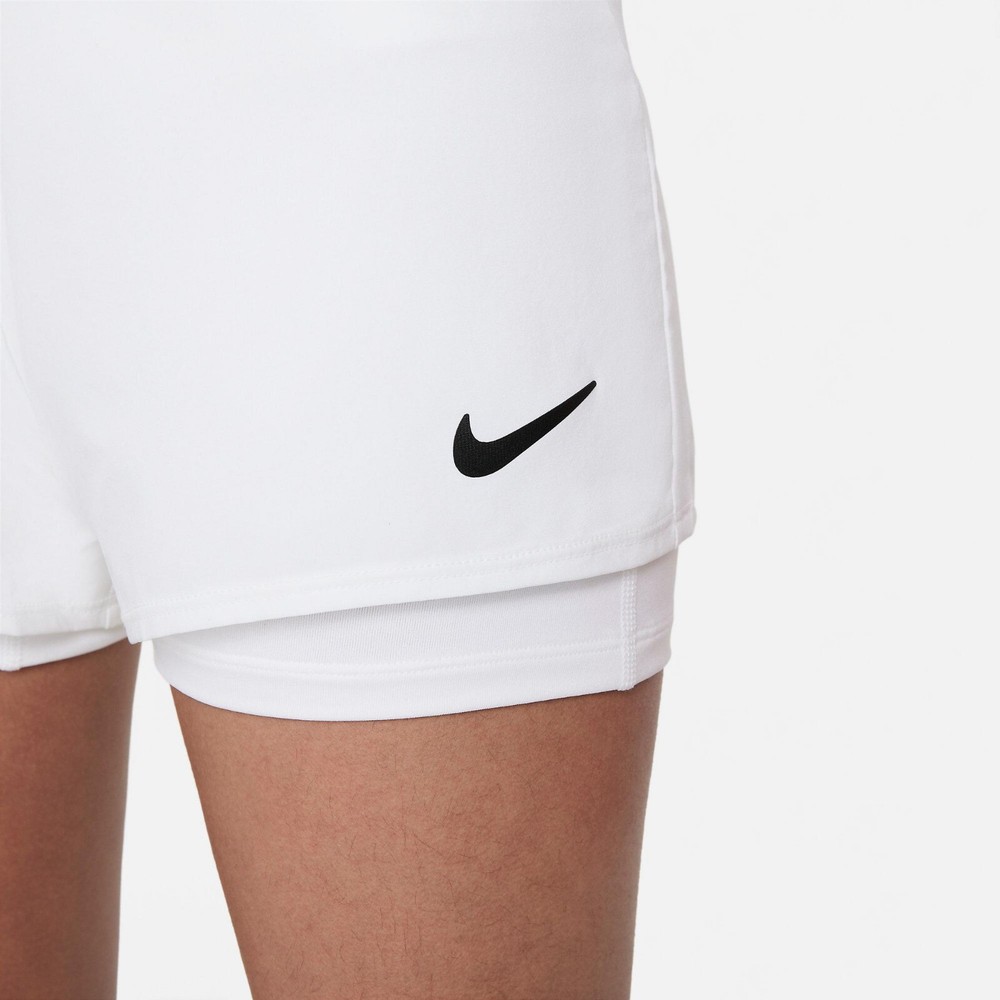 Nike Court Tennis Skirt with Shorts 2-in-1 for Girls Size S M L White Youth 8-15 Years
