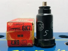 RCA 6K7 NOS NIB Tested Strong Life Test Excellent Tube