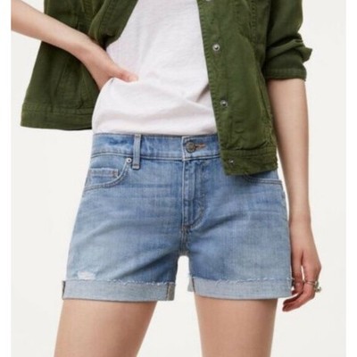 loft jean shorts