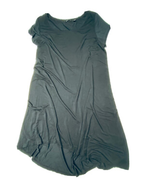 h and m black t shirt dress Women's Black Oversized T-shirt Dress