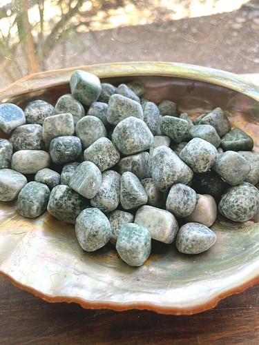 1X Tree Agate Tumbled Stone 20-25mm Reiki Healing Crystals Talisman Peace - Picture 4 of 5