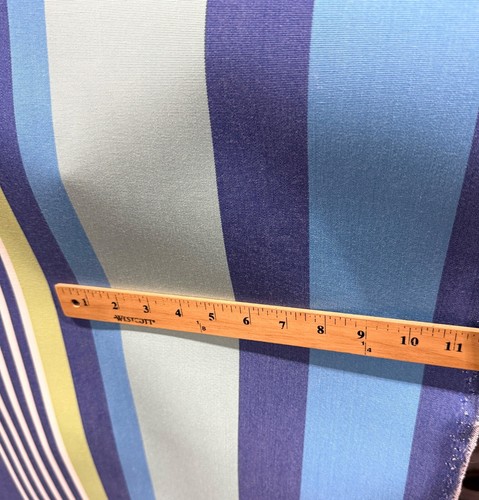 SUNBRELLA MULTICOLOR NAVY SHADE MARINE OUTDOOR WATERPROOF FABRIC 47" WIDE BY YD - Picture 5 of 10
