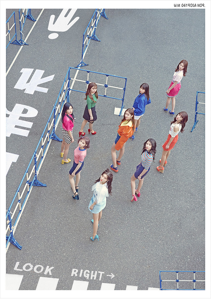 DIA [YOLO] 2nd Album PINK/BLUE CD+POSTER+152p Photo Book+Photo