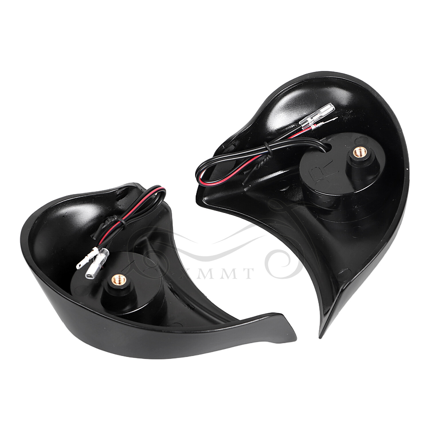 Quixofiber Borsa Parabrezza Moto Tre Sacchetti Cuoio DELL'UNITÀ di elaborazione per Harley Touring Street Glide Electra Glide Borse Parabrezza 1996-2013