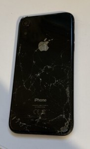 Original Apple iPhone XR Gehäuse Rahmen Glasbruch Für Refurbisch Schwarz