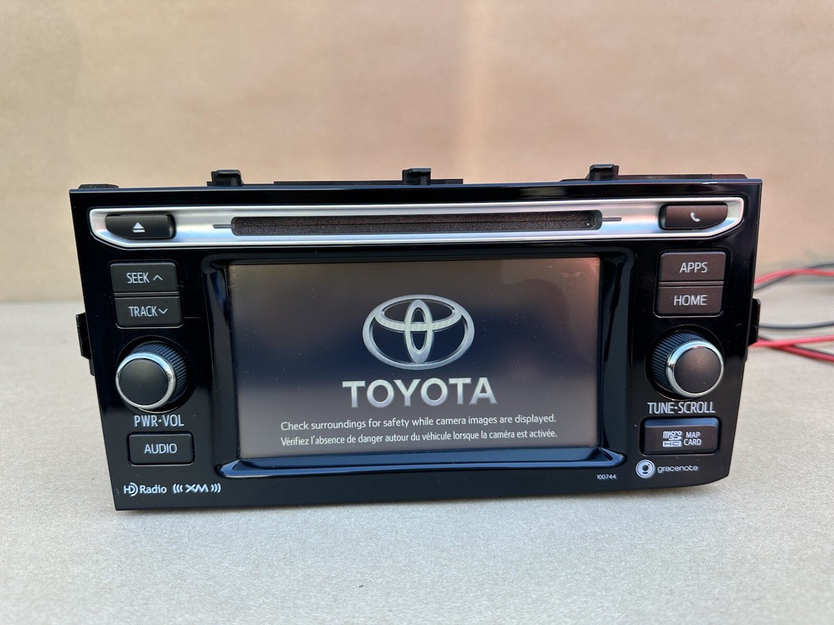北米PRIUS C CDオーディオ 2013-2014 Toyota Prius C OEM Navigation GPS Radio CD Player