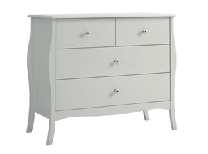 Kommode Cher 4 Schubladen Weiss Sideboard Highboard Schrank Flur Diele Landhaus Ebay